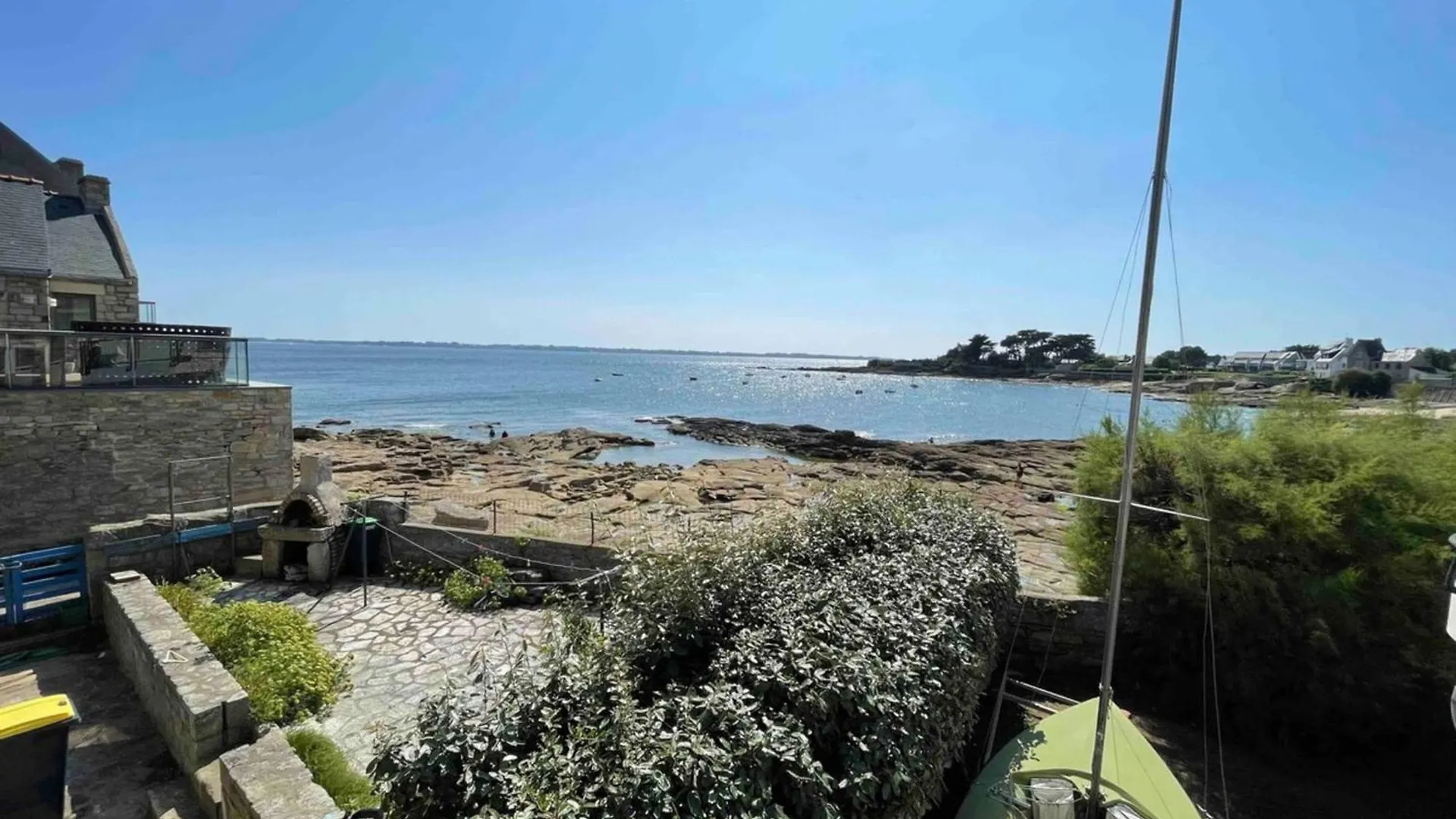 Splendide maison au bord de la plage Ploemeur Hébergement de vacances